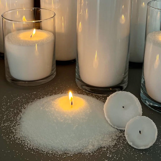 Pearl Soy Wax for Custom Candles 200gram + 50 Wicks