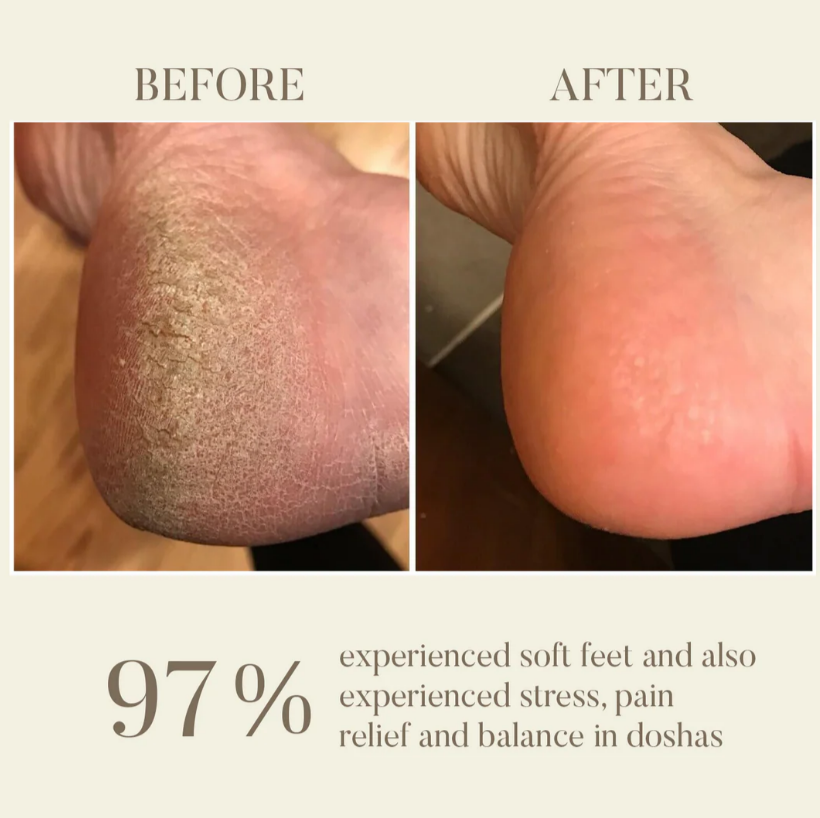 Kansa Foot Massager Wood Handle