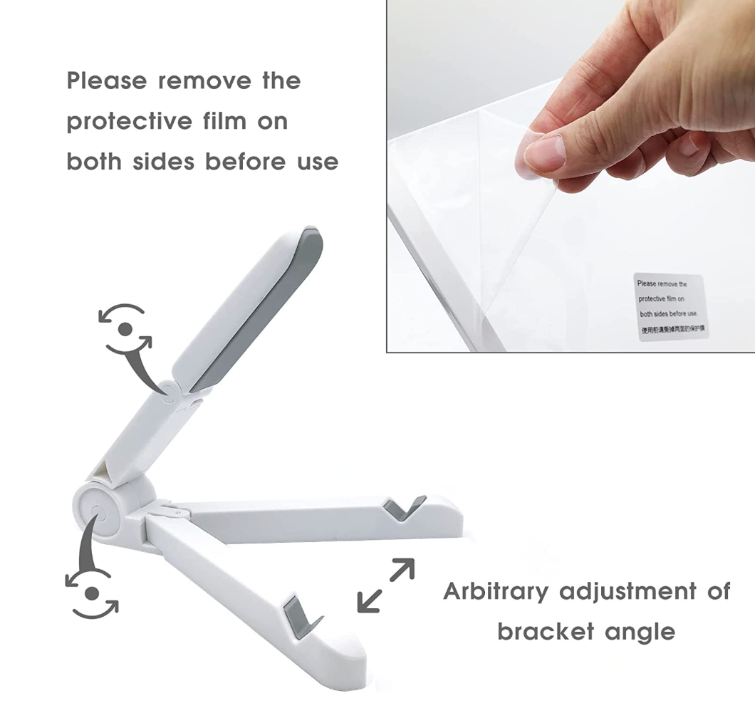 3D LED Light Glass Acrylic Writing pad